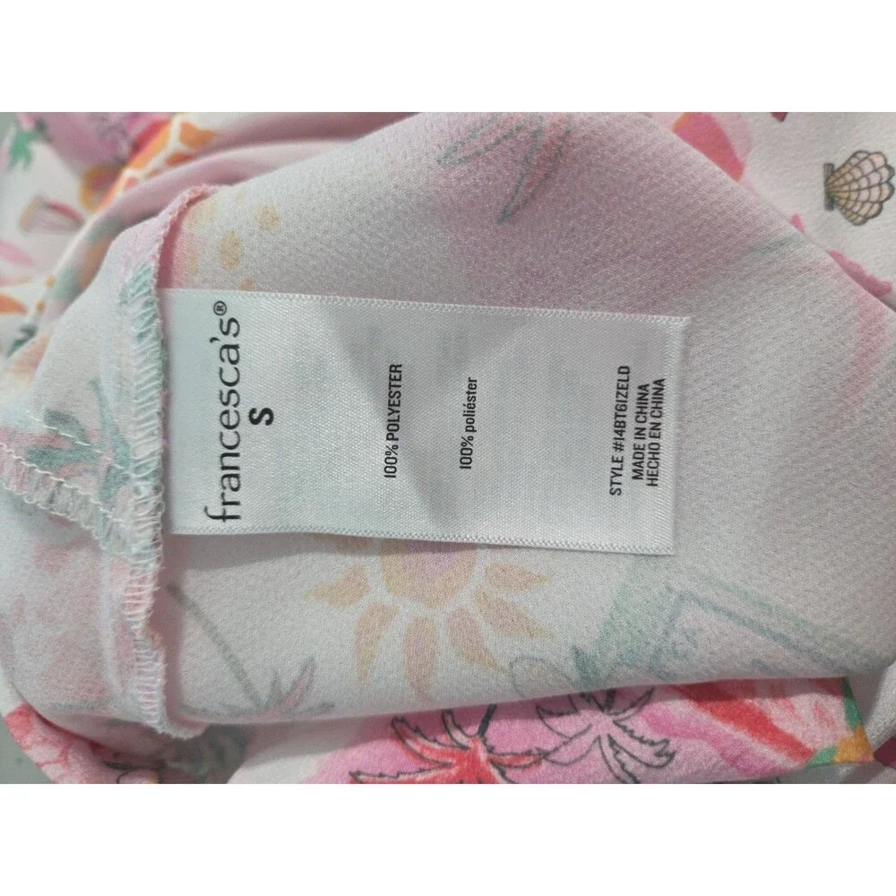 Francescas kathy Satin Midi Skirt small new with tags coastal vacation